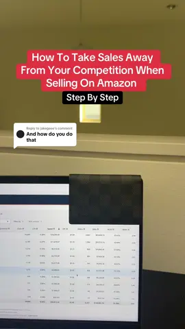 Replying to @jakegeee Step by step how to take sales away from the competition when selling on Amazon - Amazon FBA training in the Tiktok bio  #amazonfba #amazonfbaseller #amazonseller #sellingonamazon #ecommerce #business #lukebasha 