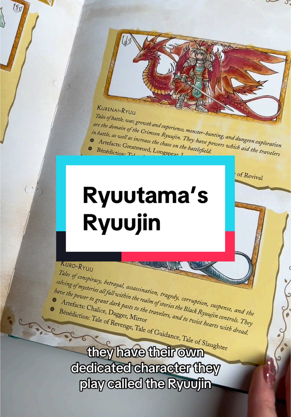 The Ryuujin is a unique character to Ryuutama! 🐉 Which would you play as? Ryuutama is available in our website (link in bio) #ttrpgs #ttrpg #beggartok 