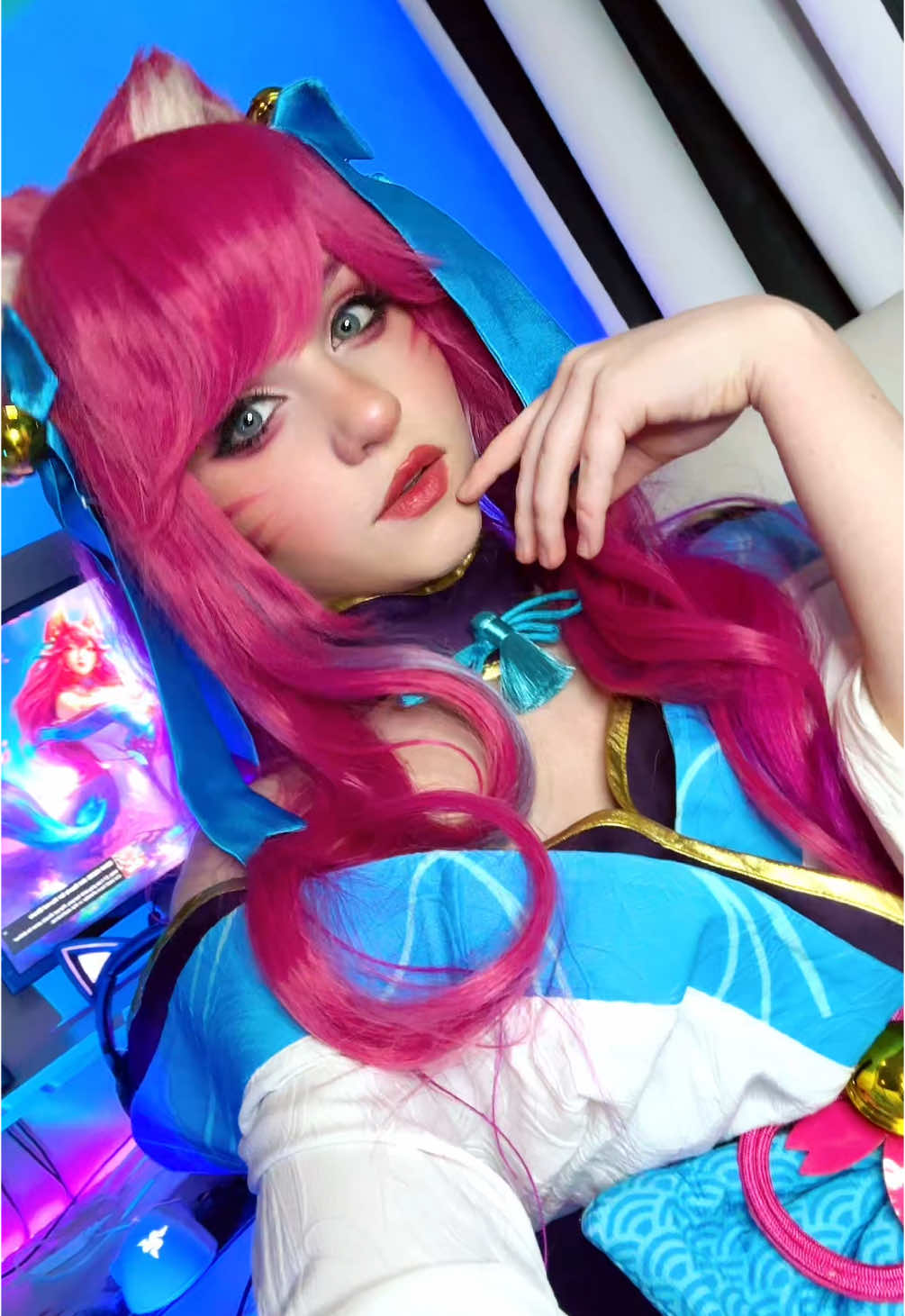 🌸🌀 #spiritblossomahri #leagueoflegendscosplay #lol #ahricosplay 