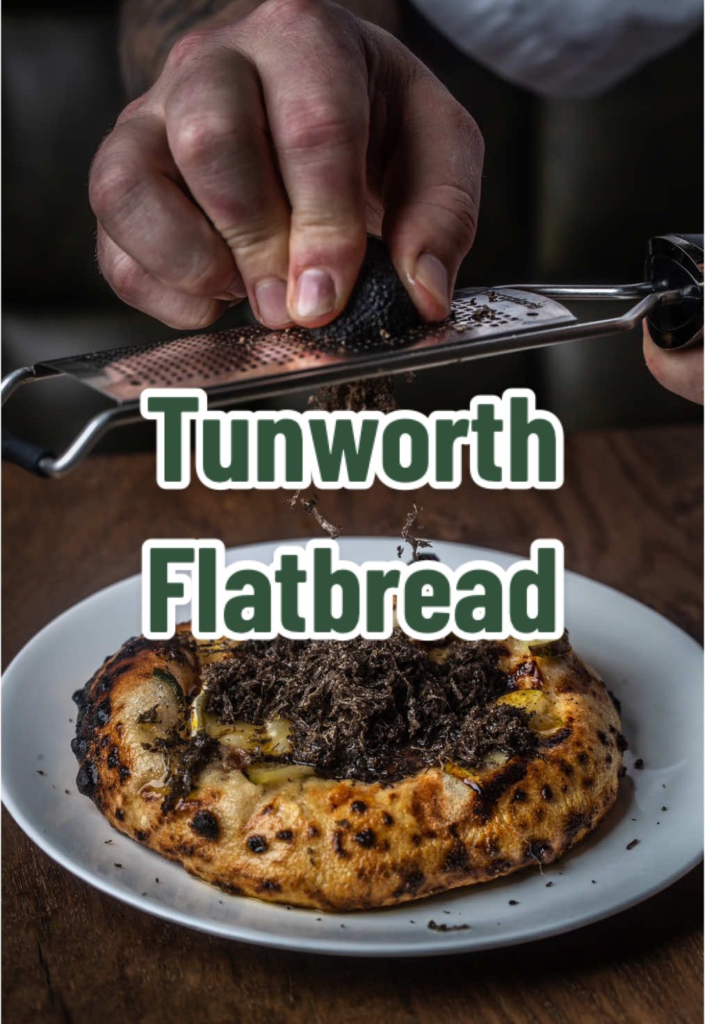 Introducing our Tunworth Flatbread 🧀✨ Made with creamy Tunworth cheese, topped with honey garlic pears, sage, and a shaved truffle finish. Served crispy with a drizzle of minus eight vinegar – it's the perfect bite. Pair it with a glass of white wine and you’re in for a treat 🥂