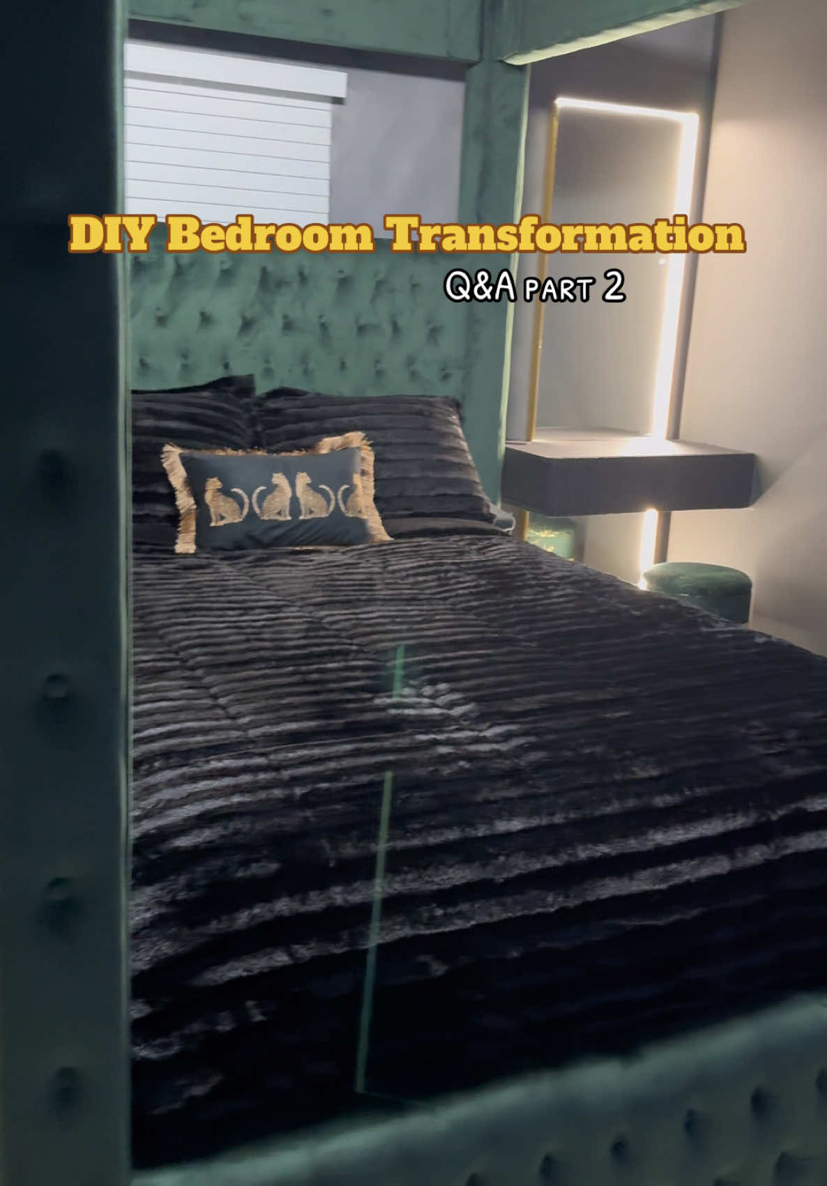 Part 2 | DIY Bedroom Transformation Q&A #RoomTour #bedroommakeover #bedroomdecor #bedroomcheck #bedroominspo #interiordesign #boyroom 