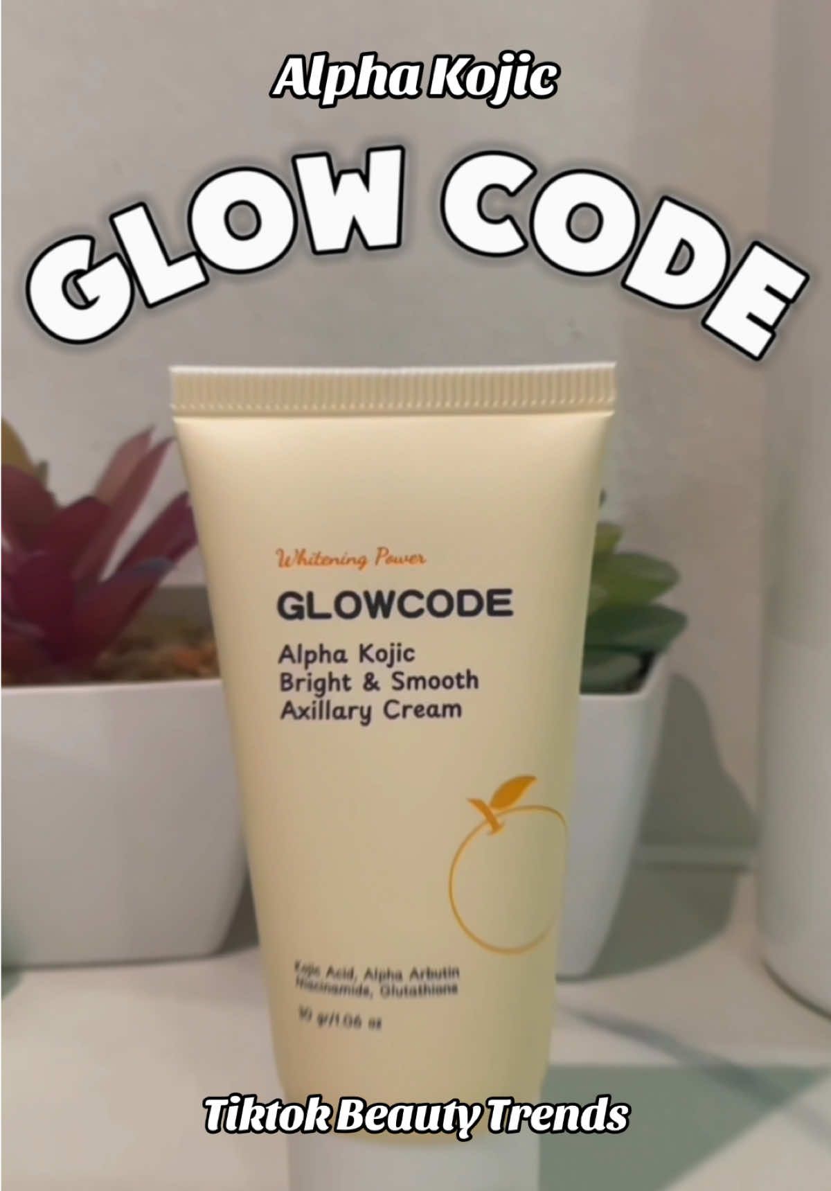 GLOW CODE | ALPHA KOJIC BRIGHT SMOOTH AXILLARY CREAM #glowcode #kojicacid #skincare #BeautyTok #musthave 