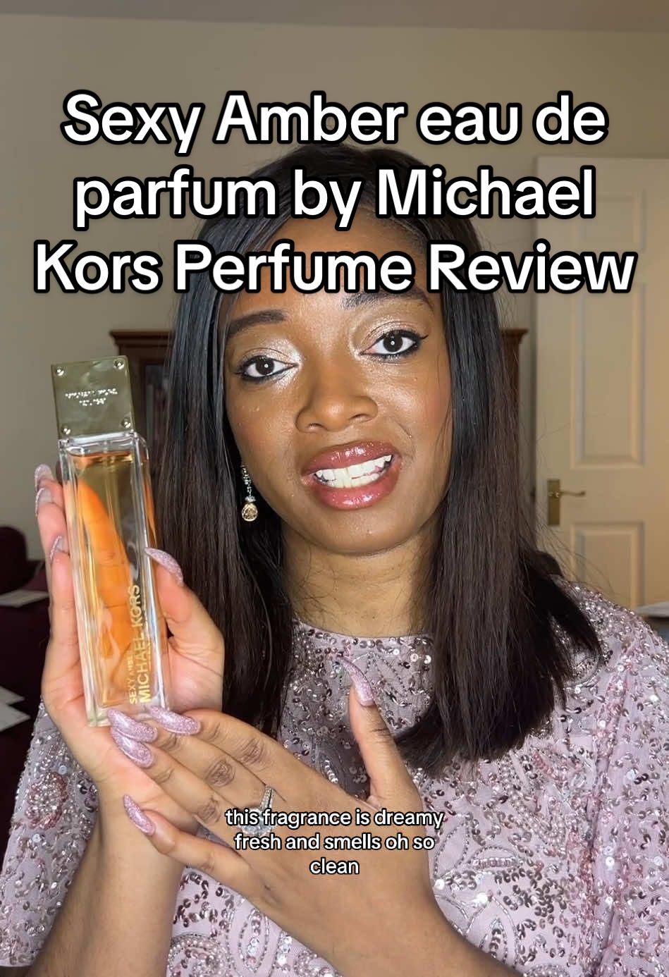 Sexy Amber eau de parfum by Michael Kors Perfume Review #sexyamber #michaelkors #michaelkorsperfume #perfumetiktok #perfumetok #perfumereview #perfumeblogger #fragrancetiktok #designerfragrance #eaudeparfum #fragrancereview #perfumesforwomen #cleangirlperfume 