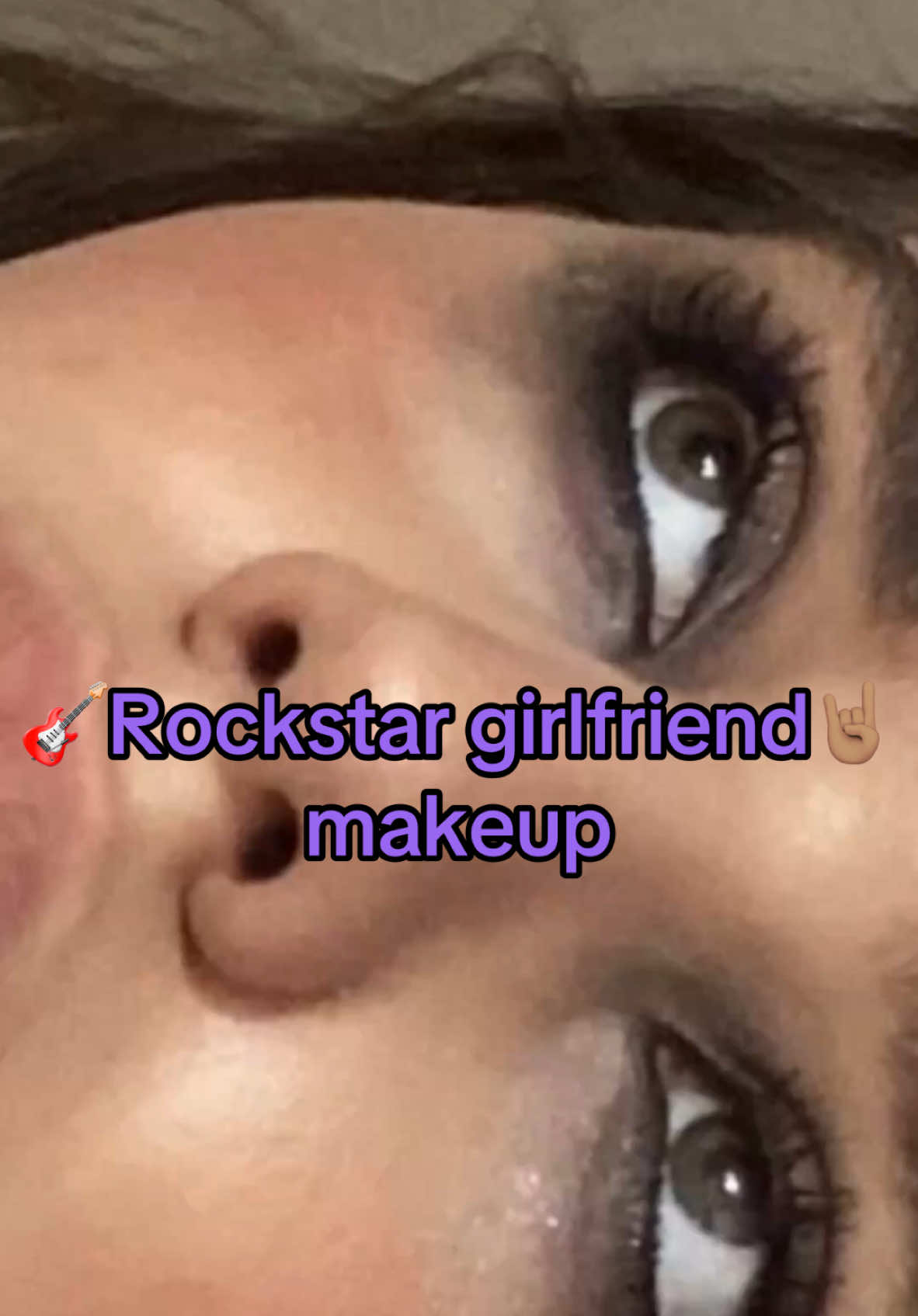 Any rockstars out here ?😏🎸#rockstargirlfriend #rockstargirlfriendmakeup #grungemakeup #smokeyeye #makeuptutorial #makeupinspo #rockstargirlfriendaesthetic 