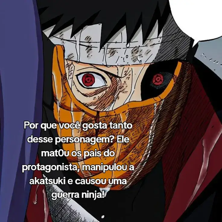 Nunca me farão te odiar, Obito #obito #obitouchiha #uchiha #tobi #foryou #viral 