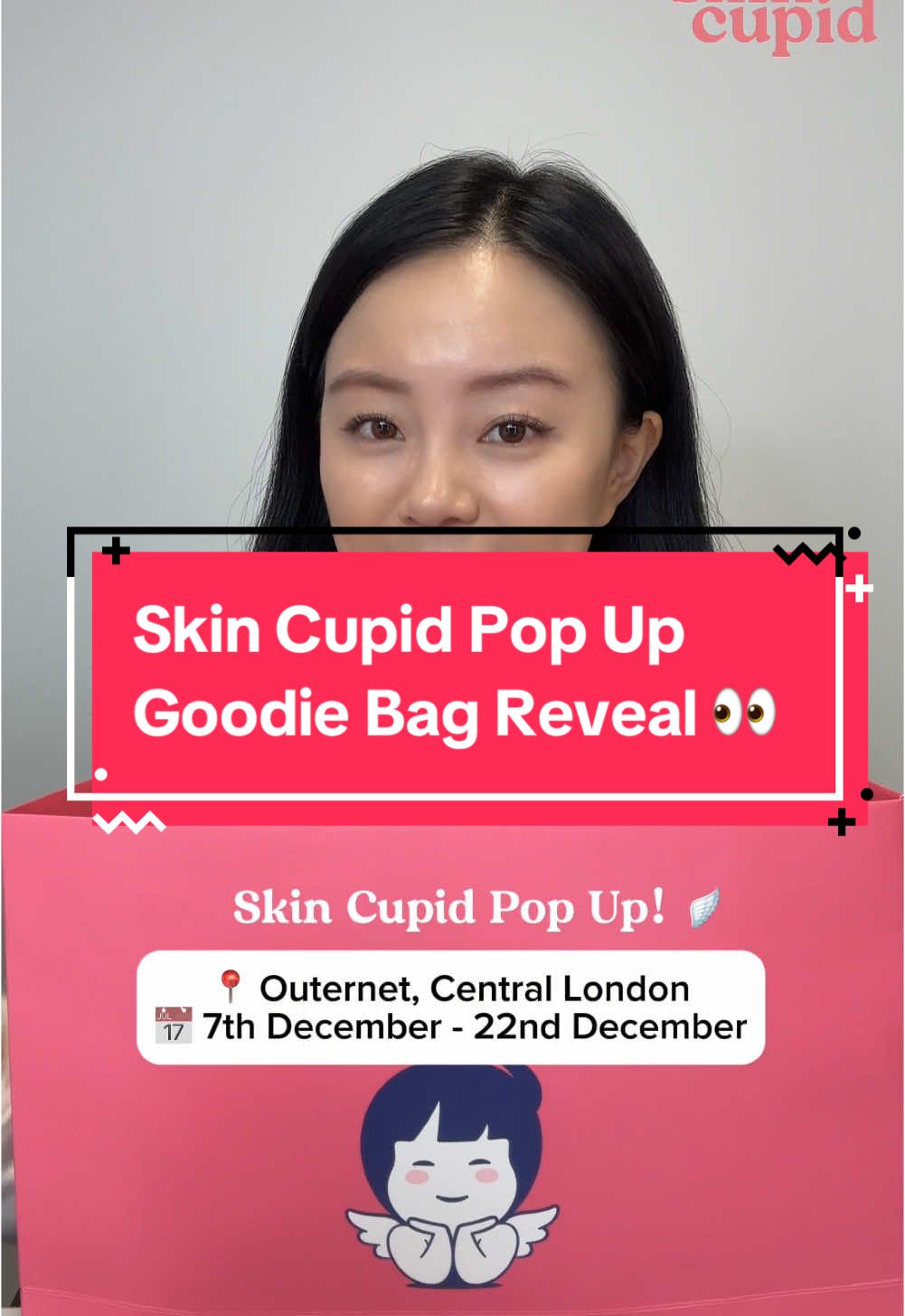 Replying to @Carina~  We are officially 3 days away from our London pop-up store opening! Our first 100 customers on Saturday 7th and Sunday 8th will receive free gift bags personally packed with best-sellers and hand-picked faves!🎁✨ We hope you love them as much as we do!💖 Don't worry if you don't get one as there are many more freebies and exclusive prizes you can win inside. P.S. There is a minimum spend of £40 in the store to receive your gift bag! 📅 Dec 7th Sat - 22nd Sun 📍 Outernet, London #londonpoup #popupshop #businessupdate #skincarecommunity #tottenhamcourtroad #kbeautyshop #koreanskincare #kbeauty