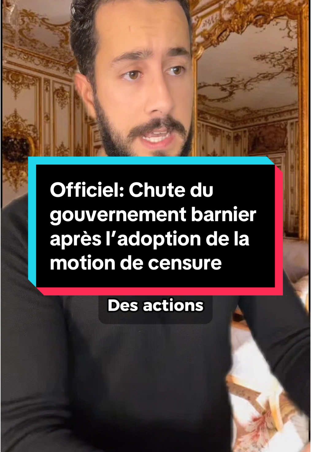 Le gouvernement vient de tomber !  C’est historique : le gouvernement Barnier vient d’être renversé après avoir utilisé l’article 49-3 pour faire passer le budget de la Sécurité sociale. Une motion de censure a été adoptée par l’Assemblée nationale, entraînant sa chute et ouvrant la porte à une crise politique inédite. Sans gouvernement en place, les débats sur le budget de l’État sont suspendus, laissant planer de nombreuses incertitudes sur l’avenir des finances publiques et des réformes en cours. Que peut-il se passer ensuite ? #constitution #Barnier #gouvernement 