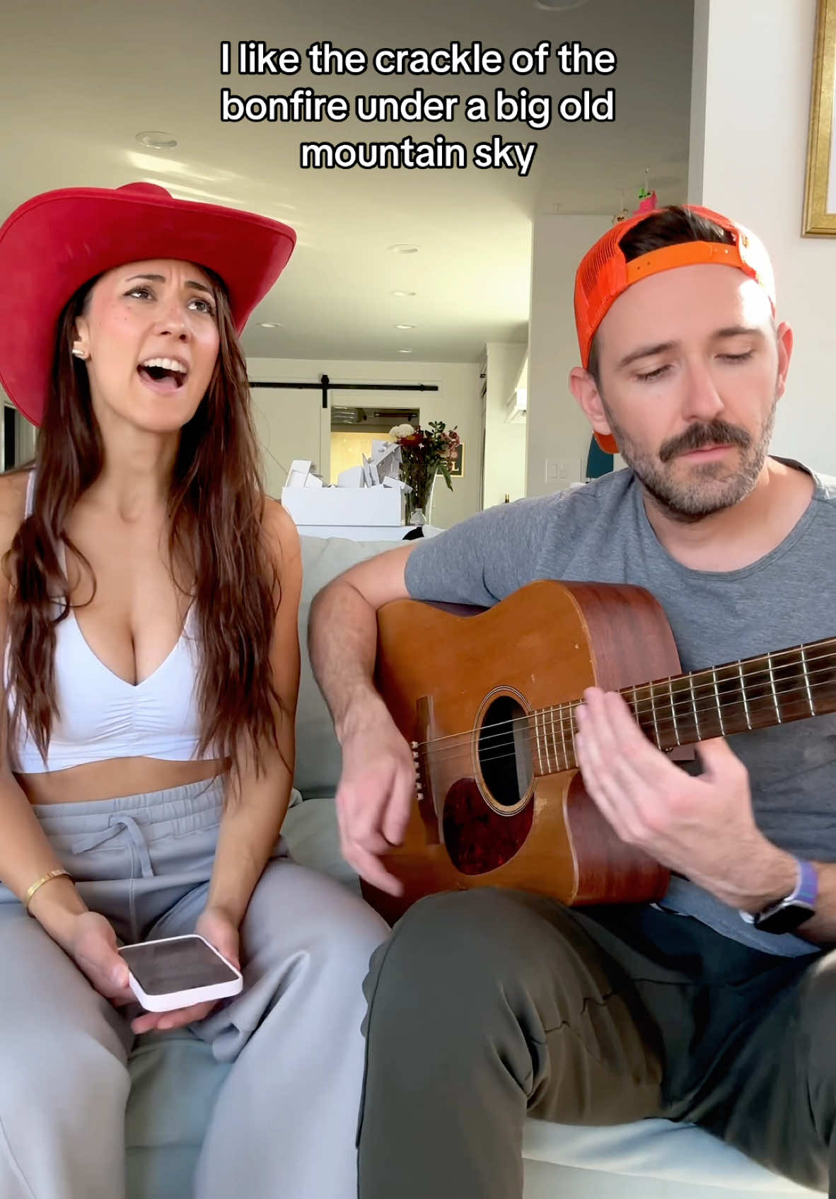 Sarahs new obession 😂 #couple #couplegoals #husbandwife #comedy #wife #husband #Relationship #cover 