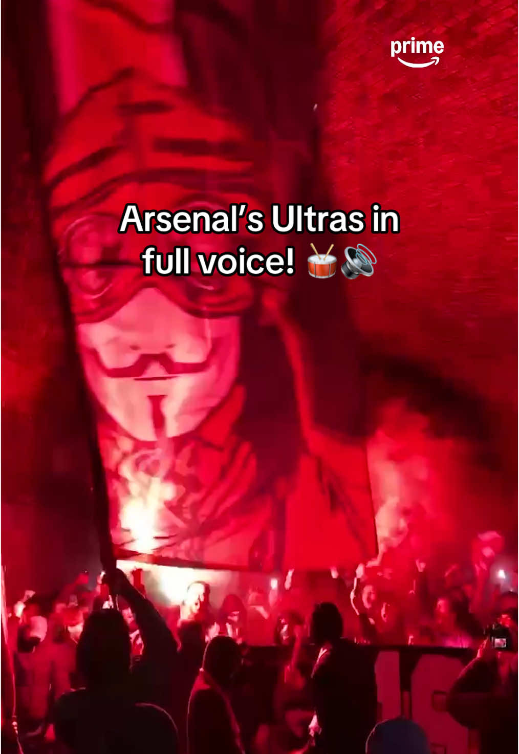 Arsenal fans bringing the noise! 🥁 #arsenal #afc #PremierLeague #footballtiktok 