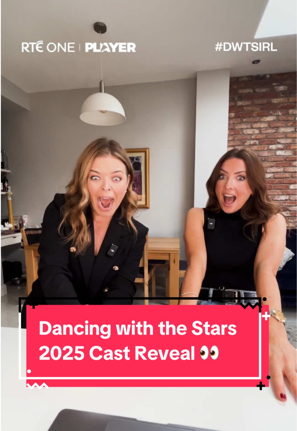 Jennifer Zamparelli and Doireann Garrigy got an exclusive sneak peek at the class of 2025… 👀🪩 #DWTSIRL 