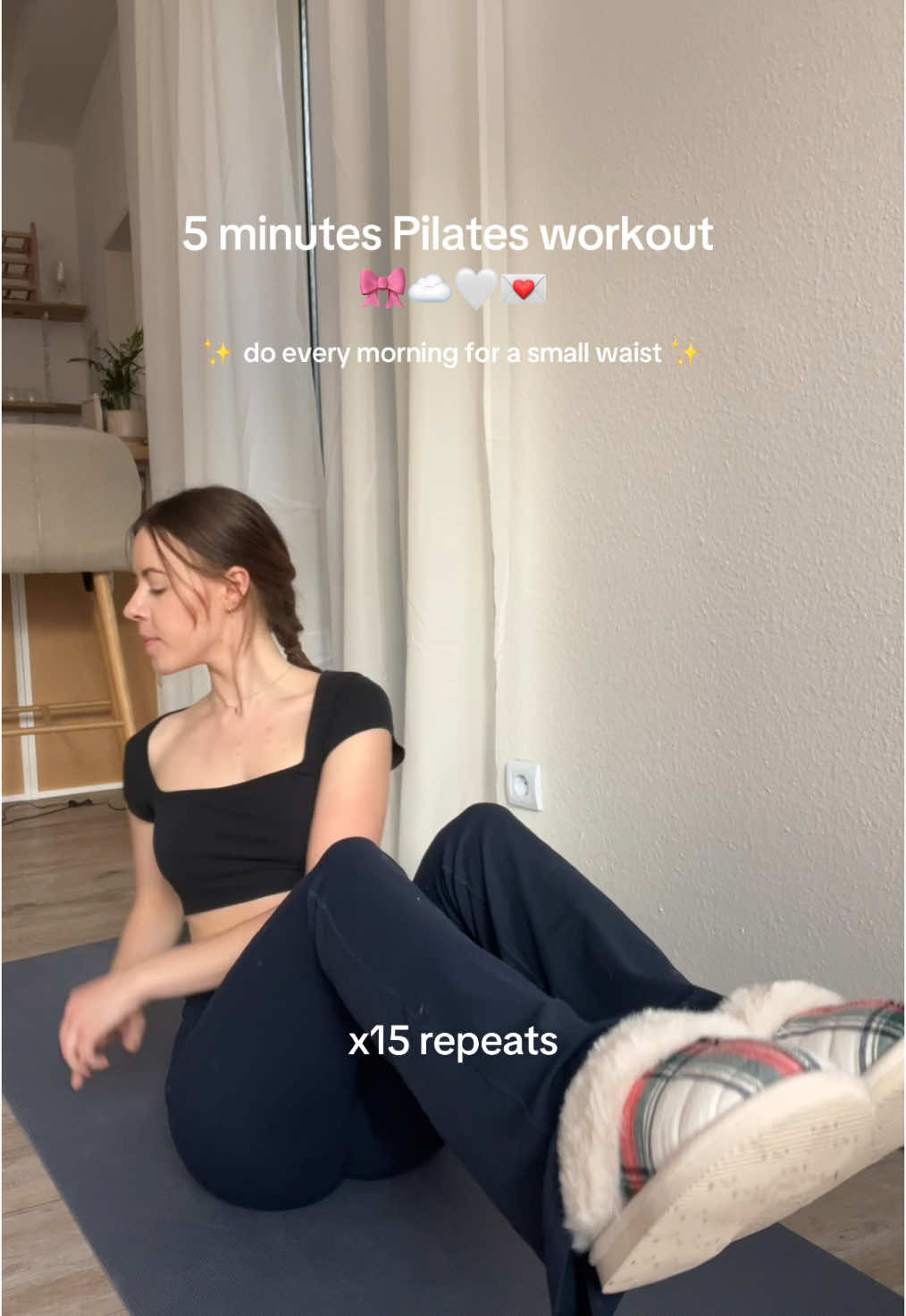 let’s motivate each girl in the comments 💌 #girlsmotivation #pilatesworkoutplan #pilateswaistworkout #hourglasschallenge #slimwaistexercise #fyviralvideo #girlsselfcare #pilatesroutine 