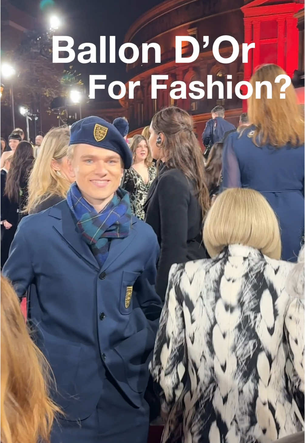 Thanks so much to @Coca-Cola for having me at this years fashion awards, it was dream come true #cocacolachristmas #bfa 