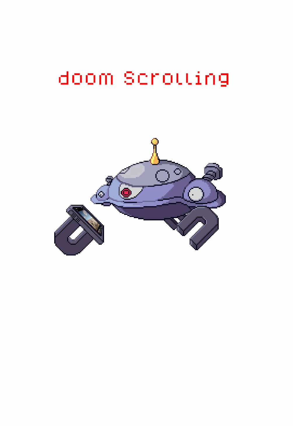 Doom scroller #creatorsearchinsights #pixelart #animation #fyp #funny #pokemon 