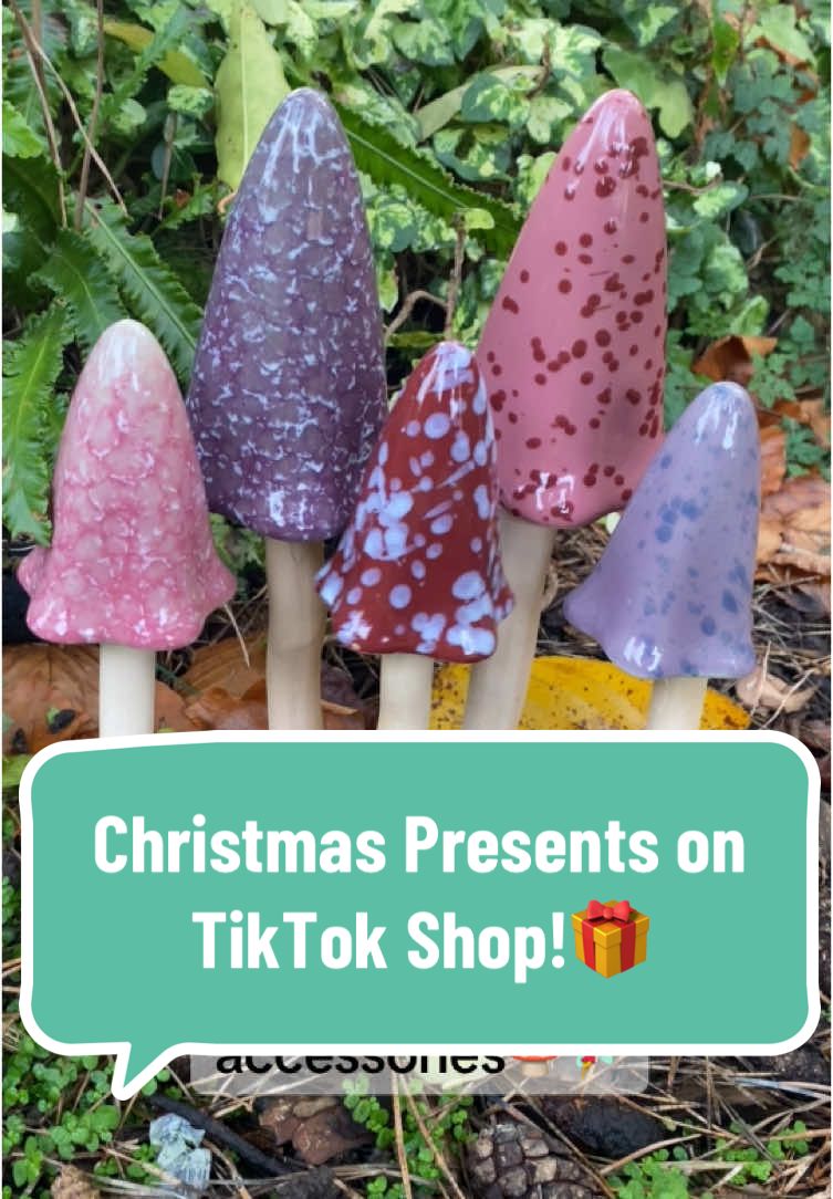 Each set of our unique toadstools make their own chiming noise! Place close together and listen to trhem tinkle! We are a small business that sell on Tiktok shop and at our website🍄🫶🏼 perfect whimsical fairy gifts for christmas or birthdays! All hand-painted and unique.  #fairycore #fairygarden #gardening #gardendecorideas #whimsical #toadstools #fairy #toadstoolgarden #fairydecor #SmallBusiness #fairygardencraft #fairyaesthetic #fairygardengift #ukchristmas #springy #tinklingtoadstools #whimsicalaesthetic #giftideas #gardengifts #christmasgiftideas #xmasgiftideas 