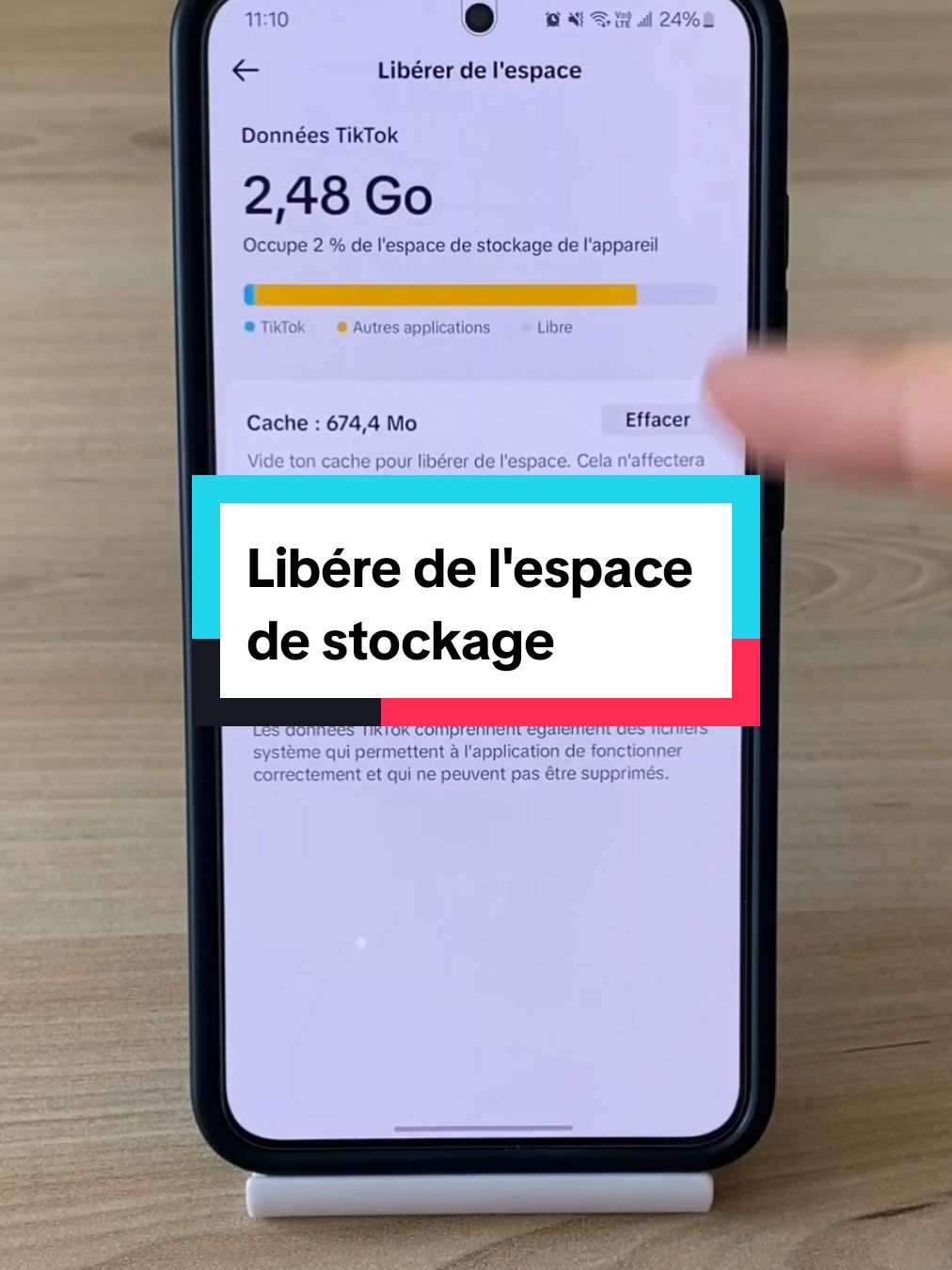 Tu aimerais pouvoir libérer énormément d'espace de stockage sur ton téléphone mais sans supprimer tes fichiers ? J'ai la solution pour toi!  🚀 #astuce #samsung #android #androidhacks #tech #astucetech 