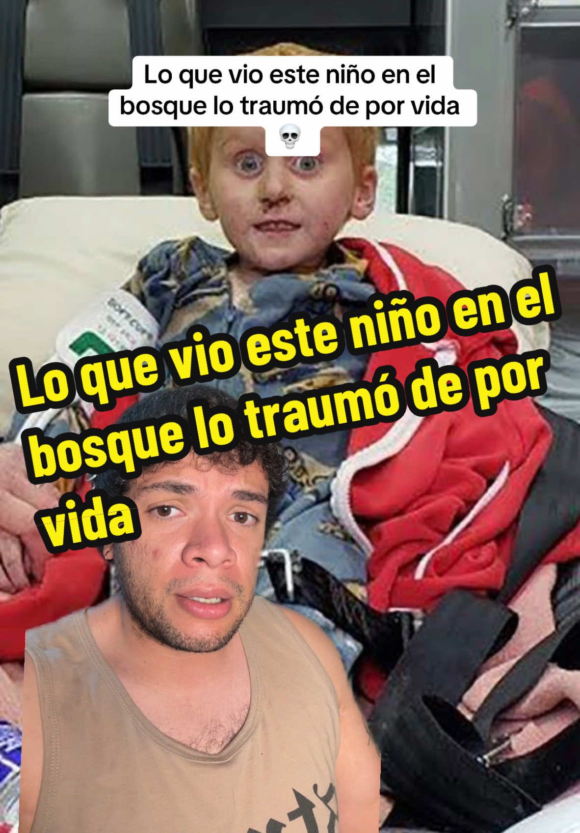 Lo que vio este niño en el bosque lo traumó de por vida 💀 #rykerweb #bosque #miedo 