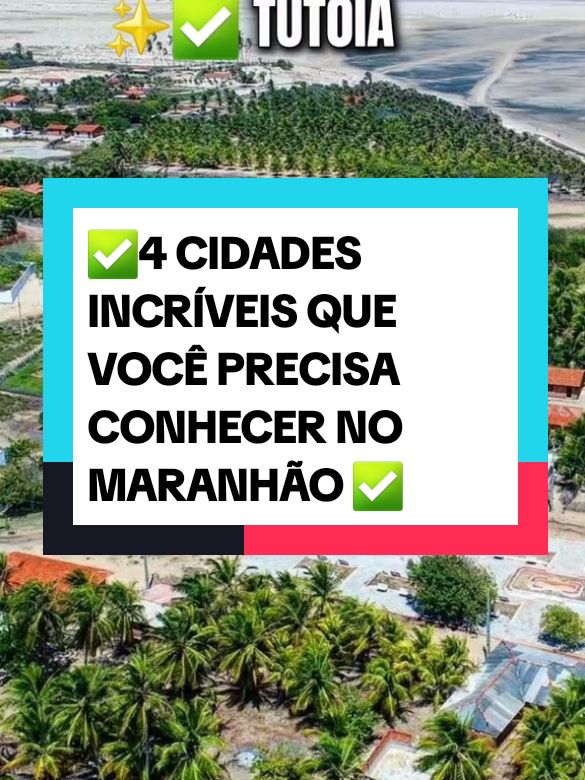 4 cidades incríveis no Maranhão ✨✅ #natureza #postviral  #tiktok #viajem #brasil #turismo  @꧁ঔৣ☬ Jucelí Nascimento ☬ঔৣ꧂ @@diaadiacom_aline33 @anasantos@ 