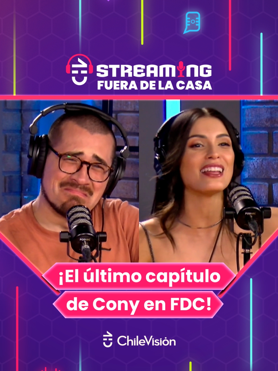 ¡Su último capítulo! Cony Capelli tuvo su despedida en #FueraDeLaCasaCHV y agradeció el apoyo de Claudio y Lady Ganga.  #CHVStreaming 