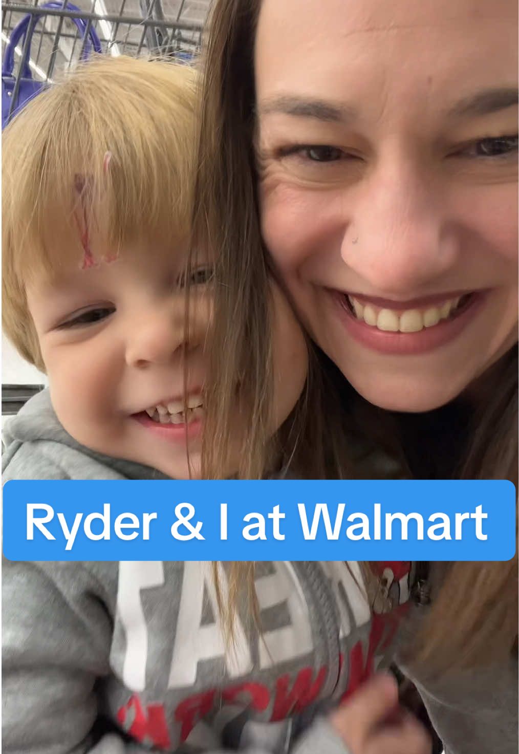 We love our shopping trips together ❤️ #shoppingbuddy #series #toddlermom #walmartwithme #mommyandson 