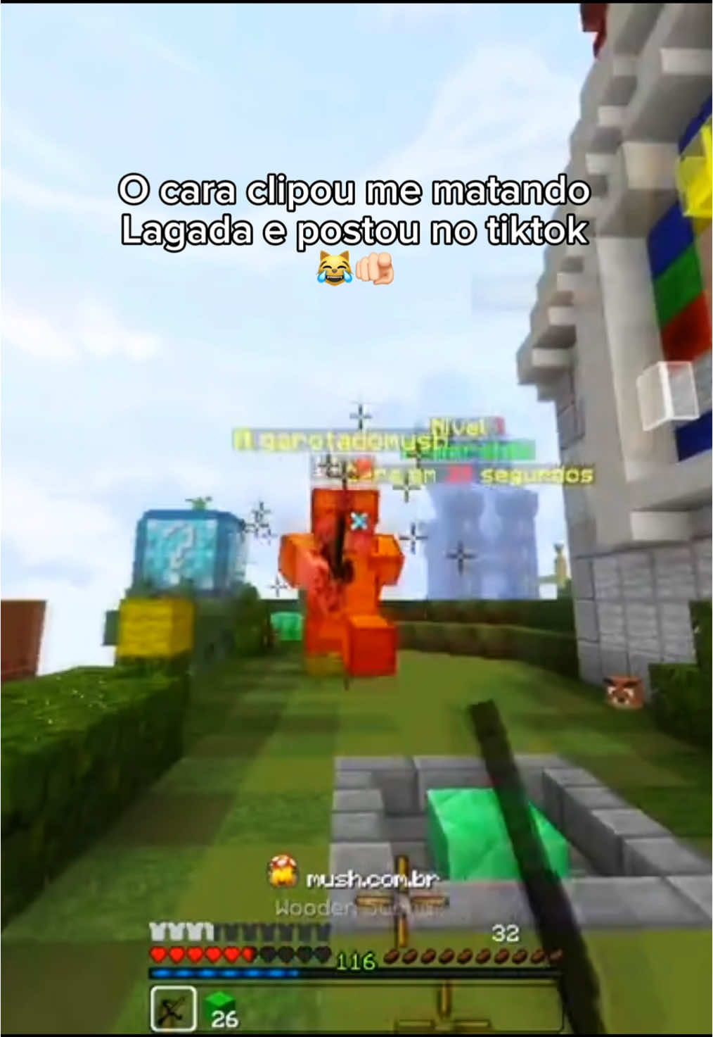 Sw for chorar manda audio @erradinhos  KKK #viral #Minecraft #bedwars 