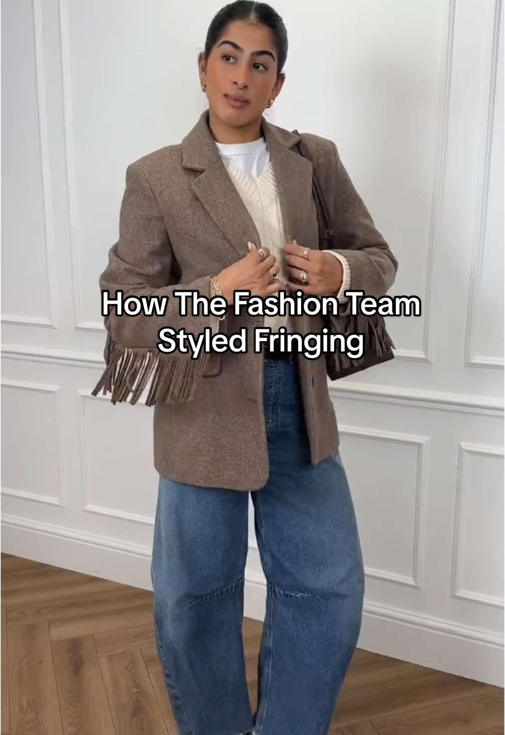 From jackets to skirts, here’s how the fashion team styled fringing this week – save for outfit inspo… Winter Fashion Winter Outfit Inspo Styling Fringing Fringing Trend Fringe Jacket