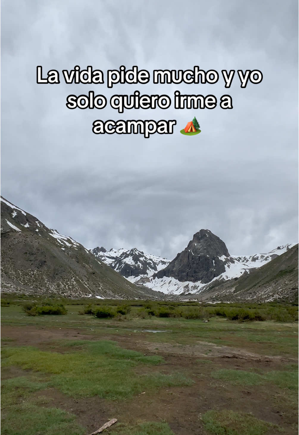 Yo solo quiero irme a acampar 👉🏽🥺👈🏽 #camping #trekking #trekkingchile #campinglife #campingvibes #trekkinglovers #trekki