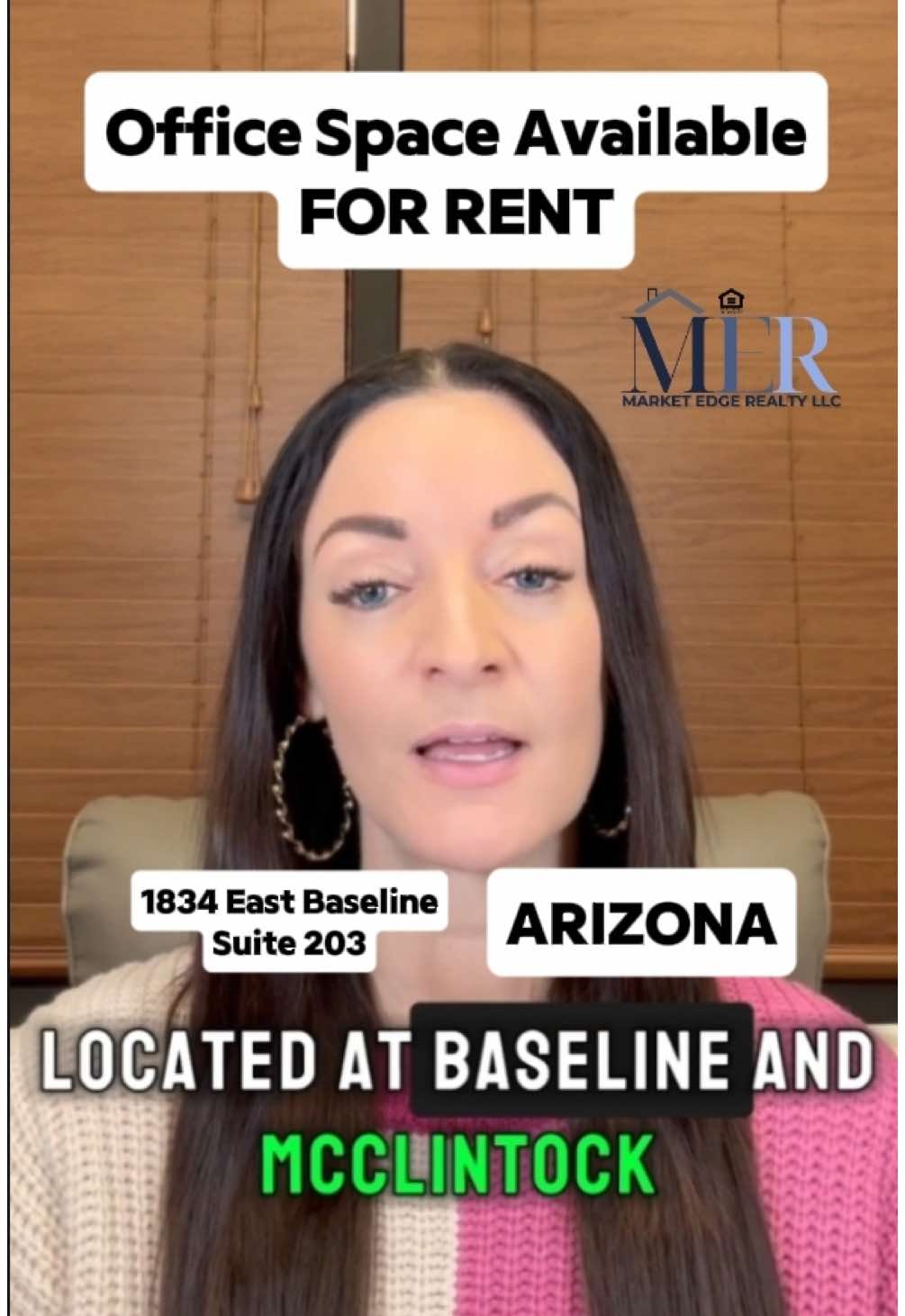 Fresh and Clean office suite at McClintock and Baseline! #Commercial #NewListing #smallbusinesscheck #tempe #privateoffice #corporatelife #az #officelife #office