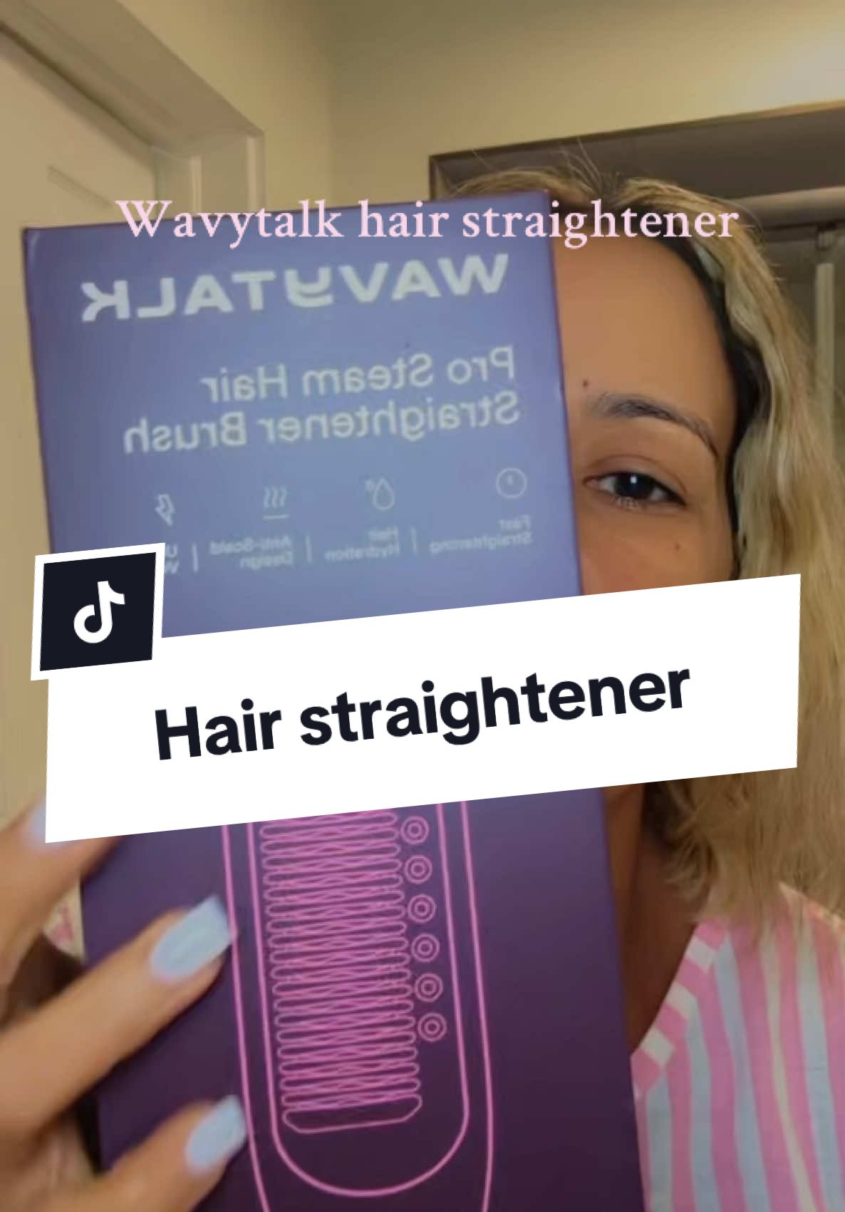 Hair straightener #wavytalk #wavytalkhair #hairstraightener           Get yours here 🫶🏼🟧❤️#CapCut 
