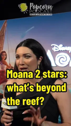 Moana 2 stars share what lies beyond the metaphorical reef of their lives. Their responses are beautiful 🥹 Moana 2 is in Australian cinemas now. #Moana2 #Moana #Disney @Walt Disney Animation Studios @Disney