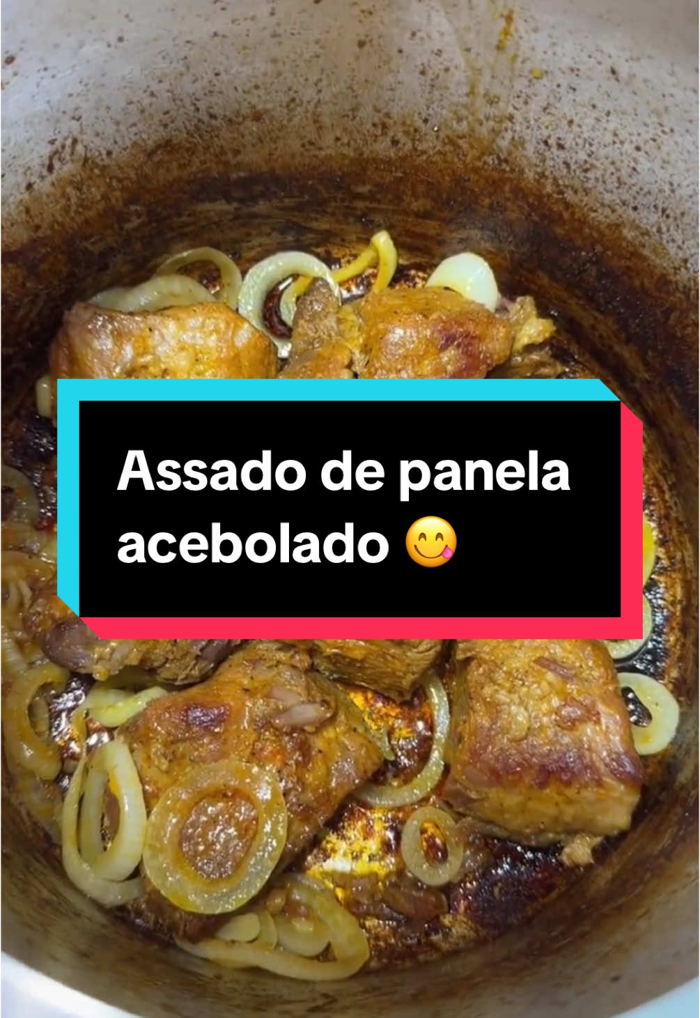 Assado de panela com carne de porco 😋#tiktok #receitassimples 