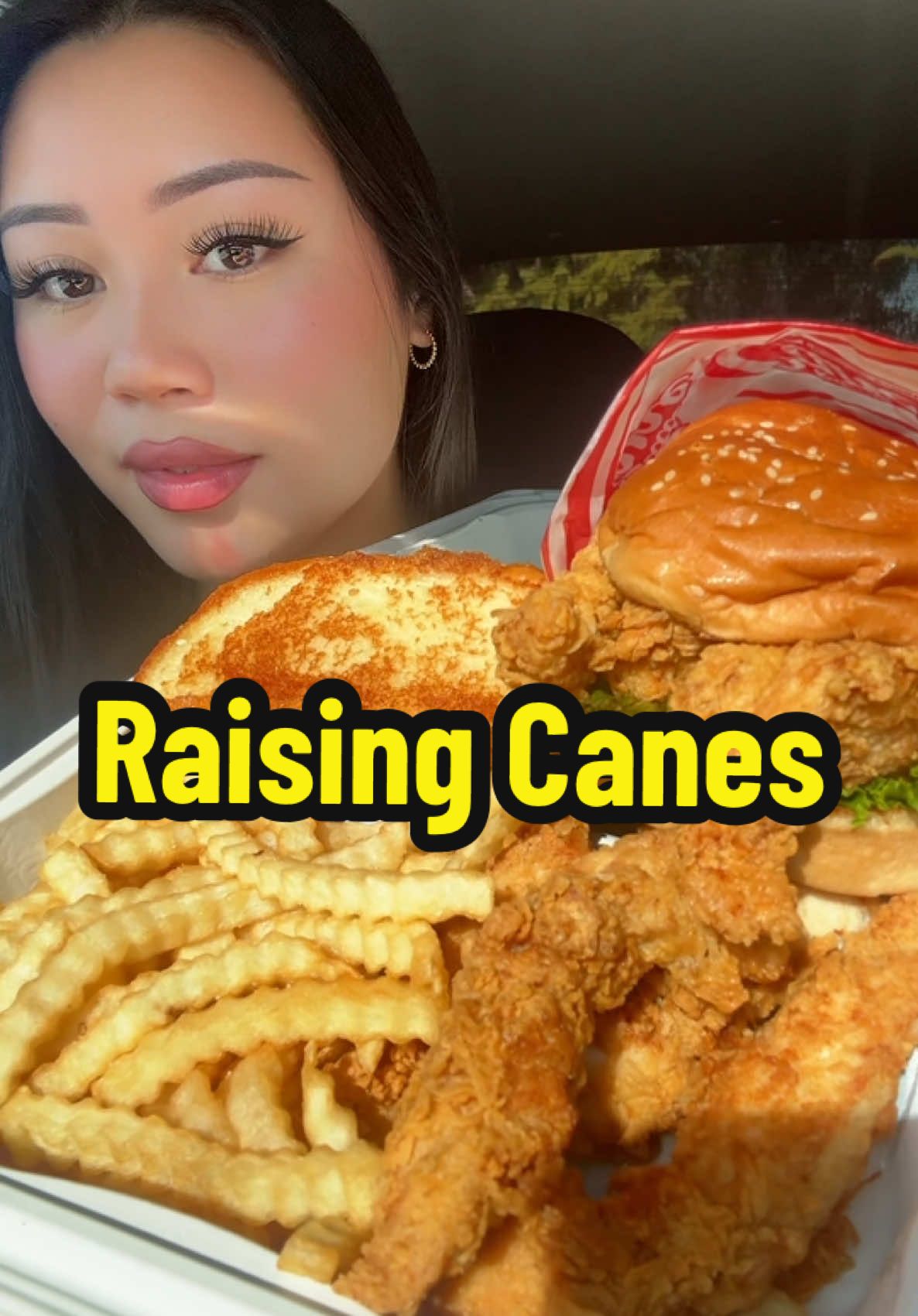 I haven’t had @Raising Cane's in a while and this was BOMB😍🔥 And the cup is adorable 😍 #eatwithme #mukbang #mukbangeatingshow #eatingasmr #foodasmr #mukbangasmr #asmreating #eatingshow #eatingshowasmr #eatingsounds #mukbangs #mukbangvideo #letseat #watchmeeat #eatingsounds #crunchy #crunchyasmr #eating #eatingsound #food #FoodTok #eatingsoundsmukbang #raisingcanes  #sauce  #raisingcanesmukbang #chicken #chickentenders #fries #fyp #viral #tiktokviral #raisingcaneschicken #tender 