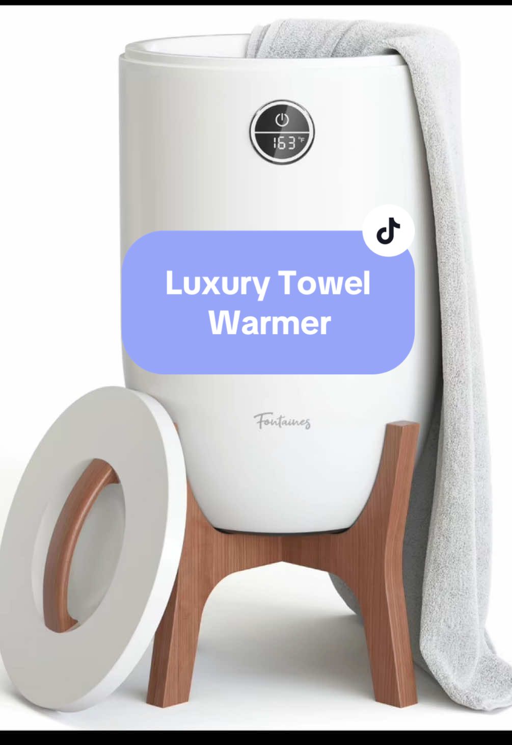 Perfect gift even if its just for yourself! 🙂 I love using this towel wammer especially during these winter months. This one is great because it has four timer settings and an automatic shutoff. I love the aesthetic appeal that it brings to my bathroom and it makes a great Christmas gift as well! #christmasgift #giftideas #gift #giftforher #homegift #towelwarmer #bathroomdecor @Fontaines Luxury 