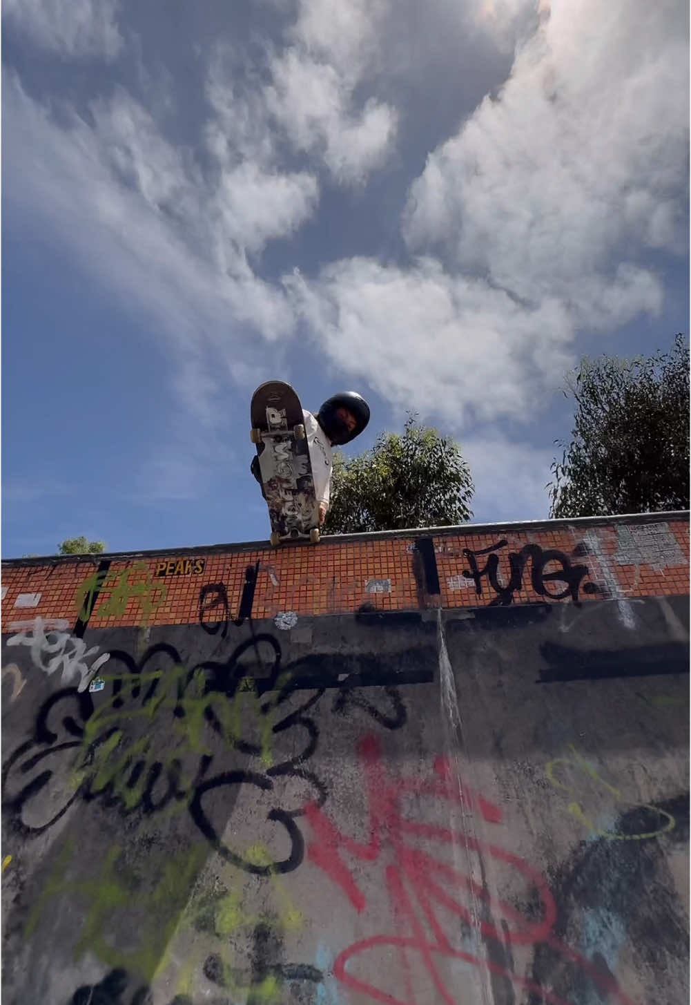 When your friend tells you the ramp isnt that big #fyp #foryou #skate #Skateboarding #skatergirl #skateboardingisfun 