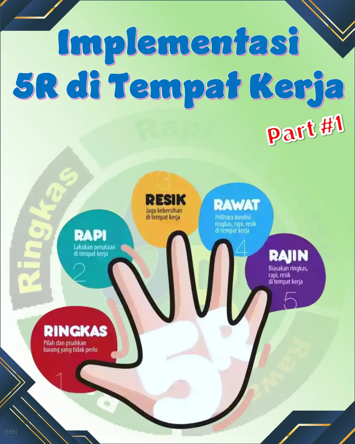 Agar Kerja Thriving People lebih produktif, yuk biasakan menciptakan ruang yang teratur! Implementasikan 5R di lingkungan kerja, mulai dari Ringkas yang bikin segala sesuatunya lebih efisien. Kurangi yang nggak penting, fokus lebih tajam! Let’s make work smarter, not harder! #5R #ringkas #lingkungankerja #produktivitas #kerjacerdas  #smartwork 