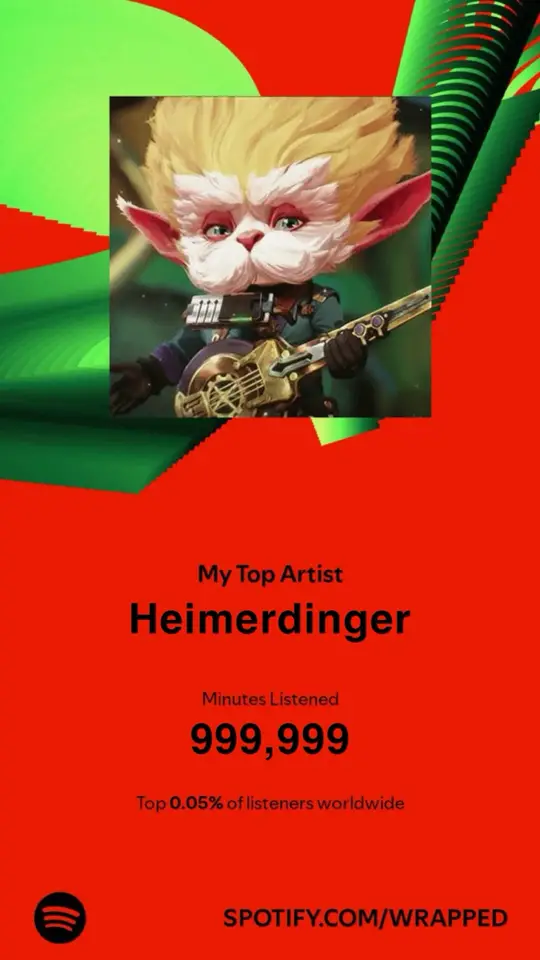 @Mick Wingert Official you’re amazing ❤️ #spotifywrapped #arcane #heimerdinger #spotifywrapped2024 #leagueoflegends #arcaneseason2 #jinx #arcaneedit 