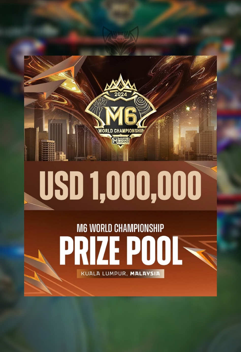 Nahhh ini dia prizepool M6 guys #gamestoreindonesia #gamestoreindonesiacom #mobilelegends #mlbbcreatorcamp #mlbbttofficial #m6worldchampionship 