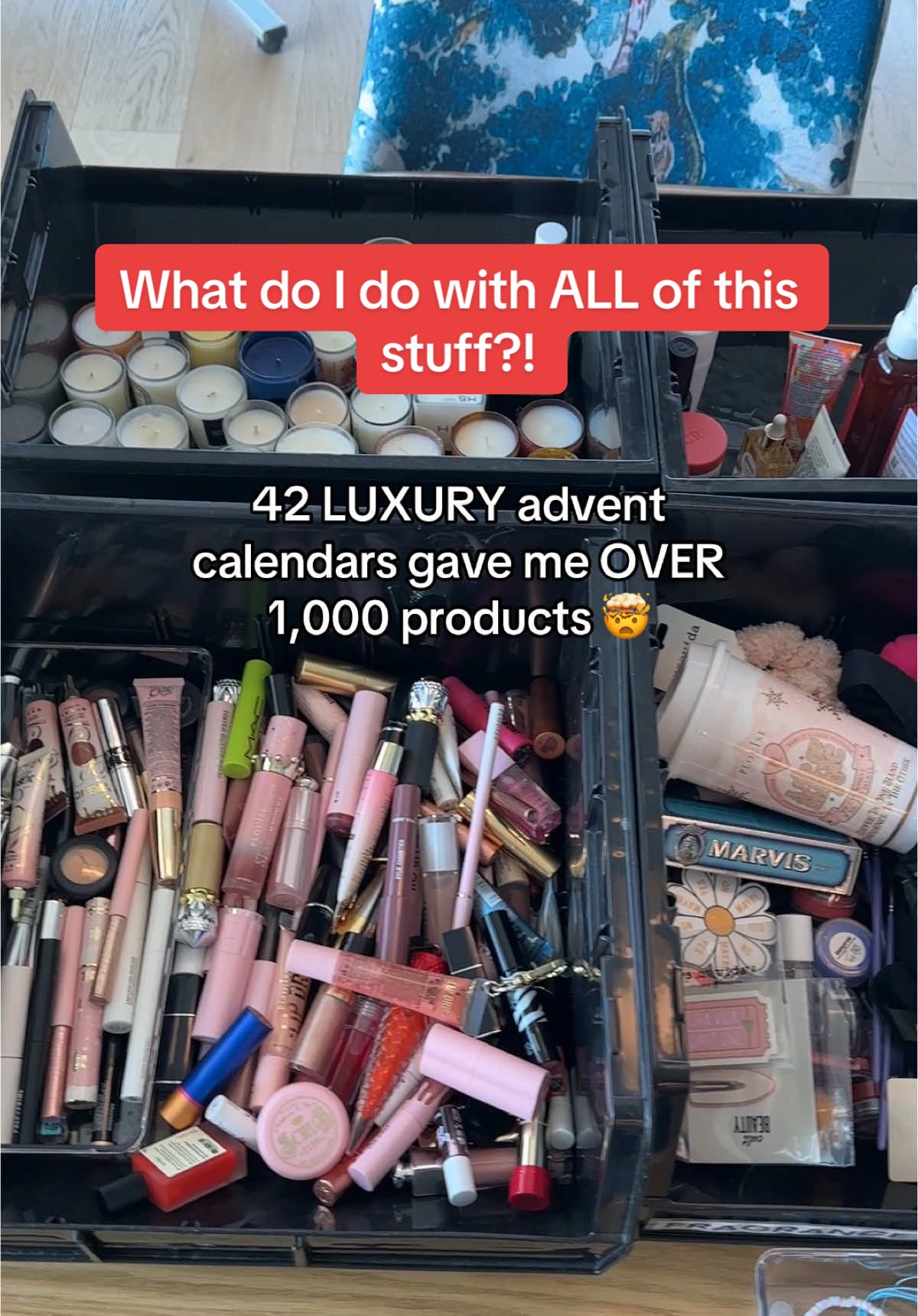 TikTok’s #1 Advent Calendar series is OVER?!🤯 This was such a blast❤️ #maryberry #tiktokadventcalendar #TikTokSeries #luxuryadventcalendar #adventcalendaropening #beautyproducts #luxuryunboxing 