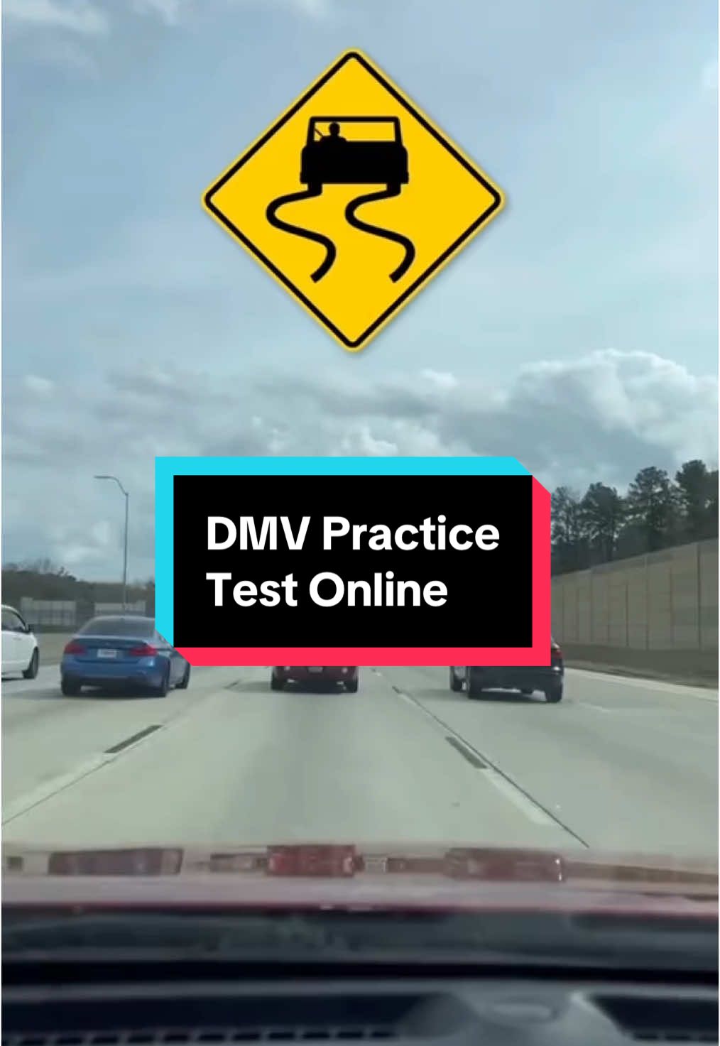 DMV Practice Test: Complete the 3 Questions #dmv #dmvtest  #dmvpracticetest #drivingtest #LearnOnTikTok #driverspermit  #drivingpermit  #drivinglessons  #driverslicense #leftyvlogger