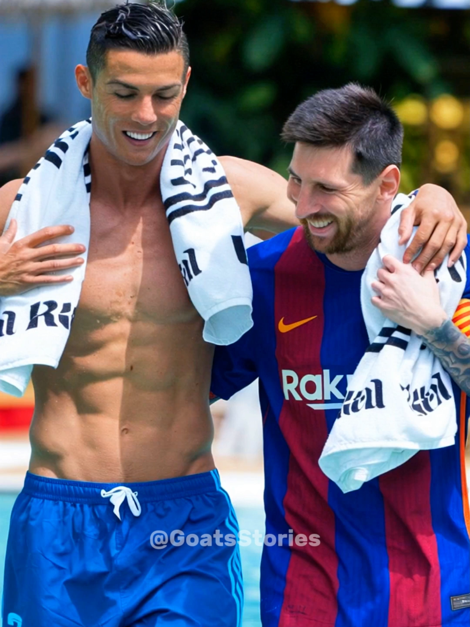 Ronaldo and Messi on Holiday! 🏖