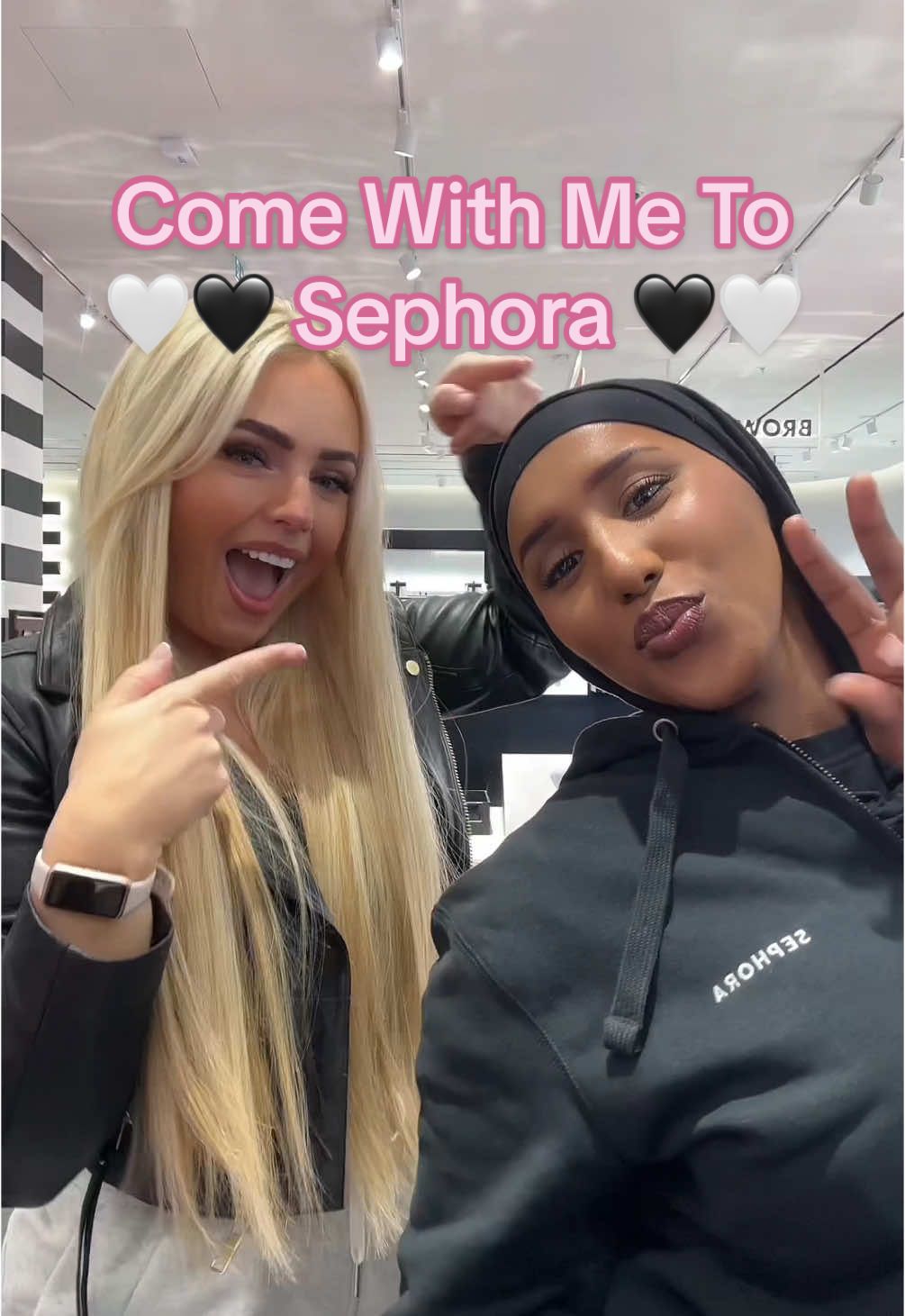 Come with me to Sephora! 🤍🖤🛍️✨ . @sephora @Sephora UK @sephoracoaching @Ouai Haircare @amika @Summer Fridays @makeupbymario @tarte cosmetics @Gisou @Benefit Cosmetics UK @Benefit Cosmetics @Huda Beauty @makeupforever @ILIA Beauty  . #sephora #bluewater #shopping #comeshoppingwithme #benefitcosmetics #hudabeauty #ilia #makeupbymario #amika #shoppinghaul #shoppingaddict 