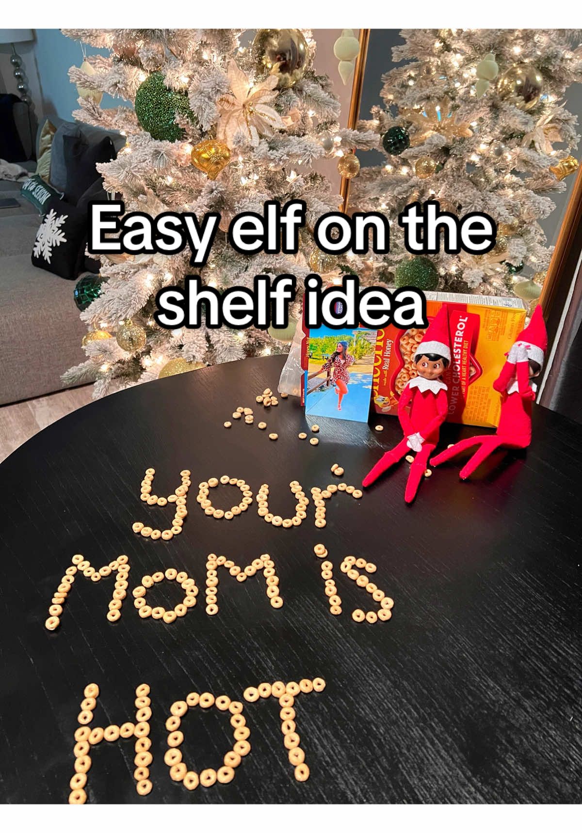 Easiest idea especially if you’re a hot mom 🤭🤪 #elf #elfontheshelf #christmas #merrychristmas #foryoupage #vi #fyp #fypシ゚viral 