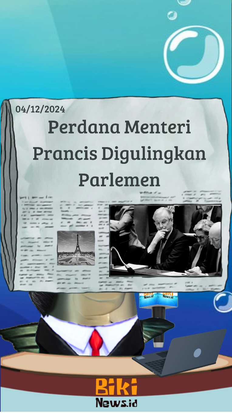 Pemerintahan Prancis resmi tumbang pada Rabu (4/12) setelah parlemen meloloskan mosi tidak percaya terhadap Perdana Menteri Michel Barnier dan kabinetnya. Dalam pemungutan suara, mayoritas 331 anggota parlemen dari total 577 anggota mendukung penggulingan tersebut. Langkah ini dipicu oleh keputusan kontroversial Barnier yang menggunakan kekuasaan konstitusional khusus untuk mengesahkan anggaran 2025 tanpa persetujuan parlemen, memicu kemarahan pihak oposisi. Situasi ini menambah ketidakpastian politik di Prancis, yang kini menghadapi periode ketegangan mendalam. Presiden Emmanuel Macron dihadapkan pada tekanan besar untuk segera menunjuk pengganti Barnier, di tengah fragmentasi parlemen yang sulit mencapai konsensus. Menurut laporan, Macron berencana menunjuk perdana menteri baru dalam waktu dekat dan dijadwalkan memberikan pernyataan resmi melalui pidato publik pada Kamis pagi waktu setempat. Di sisi lain, tekanan dari oposisi terus meningkat, dengan sebagian bahkan mendesak Macron untuk mundur sebagai presiden guna memecah kebuntuan politik. Dengan masa jabatan yang masih tersisa lebih dari dua tahun, situasi ini menjadi ujian berat bagi kepemimpinan Macron di tengah tantangan politik domestik dan internasional. 📰 NBC News 📽️ Reuters #France #Prancis #breakingnews #news #berita #viral #bikinewsid