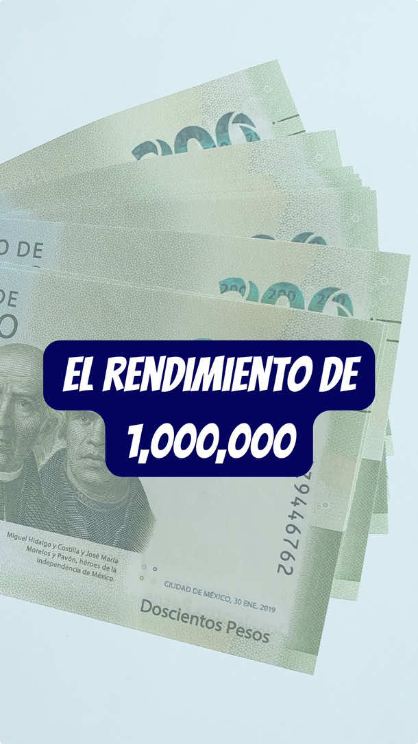 ¿Cuánto se gana por INVERTIR 1,000,000 de pesos? . . #invertir #inversiones #invertironline 