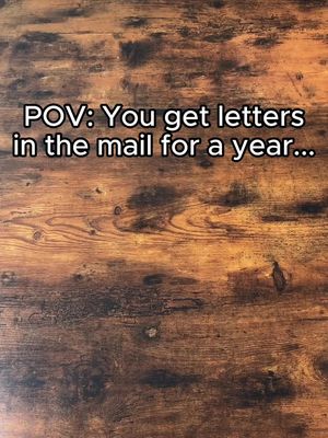 Story told through 24 letters mailed over 12 months