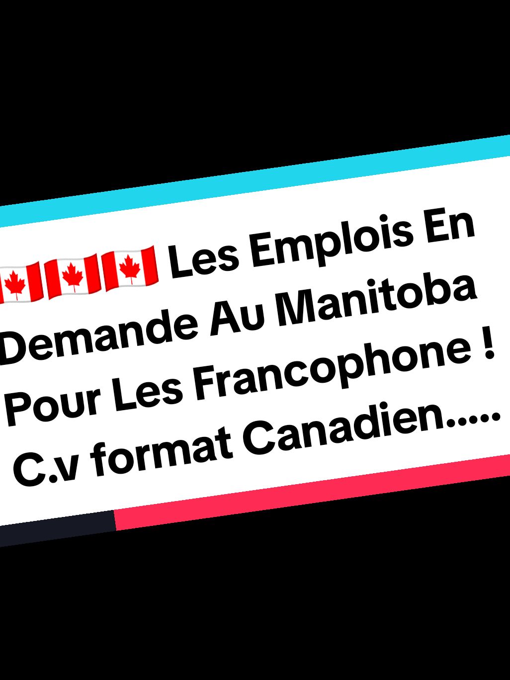 Les Emplois En Demande Au Manitoba Pour les Francophones  Les Francophones Nouveau plan pour l'immigration francophone hors Québec #canada🇨🇦 #canada_life🇨🇦 #canadatiktok #quebec #quebectiktok #france🇫🇷 #france #travel #voyage #immigration #immigrationlawyer 