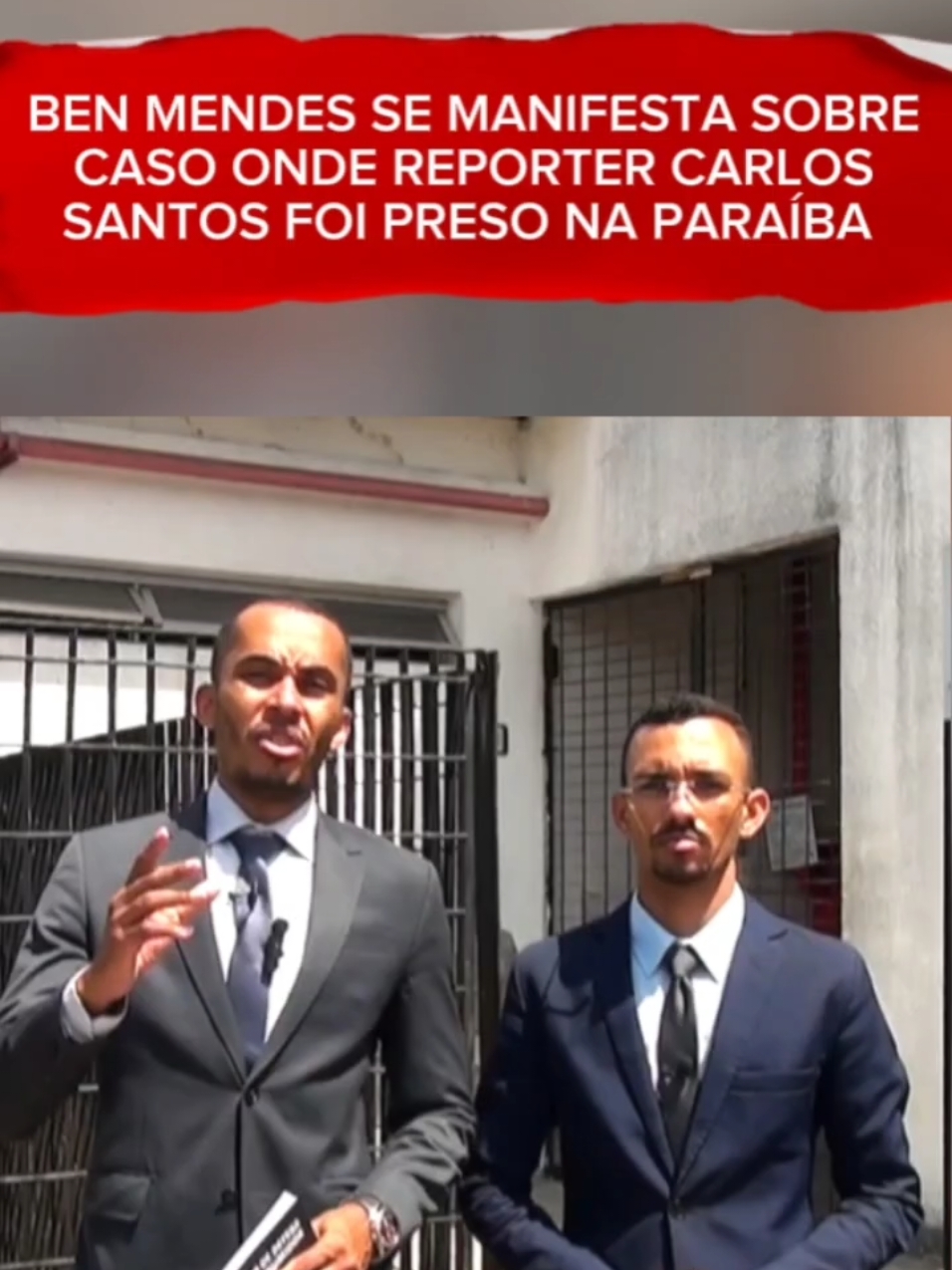 BEN MENDES SE MANIFESTA SOBRE CASO ONDE REPORTER CARLOS SANTOS FOI PRESO NA PARAÍBA  #benmendes #fouryou #codigodedefesadoconsumidor #advogado #abusodeautoridade 