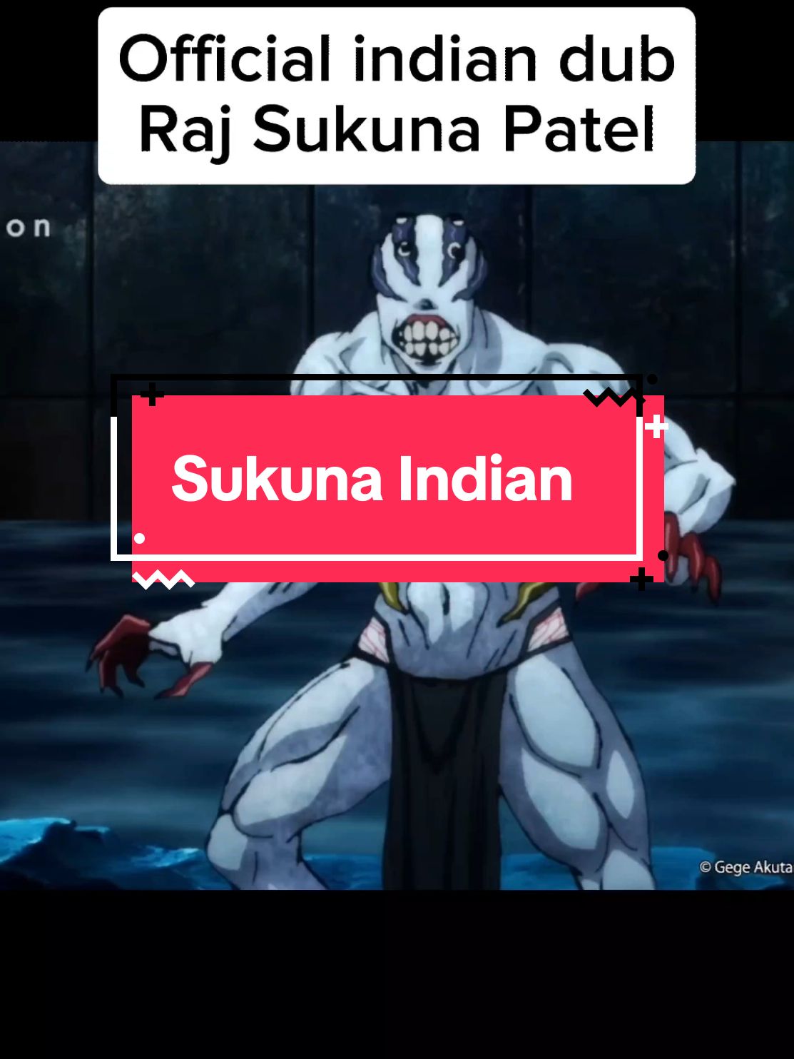 Jujutsu Kaisen official indian dub #sukuna #jjk #jujutsukaisen #fyp 