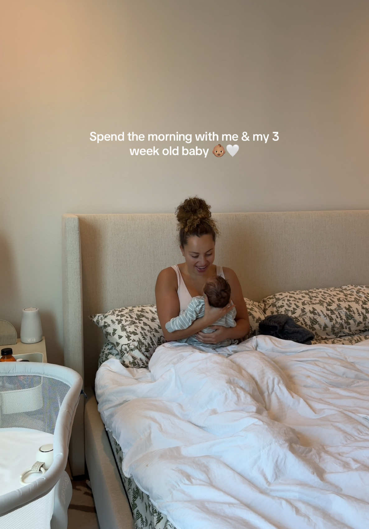 Our mornings are really afternoons 🤭🤍 but who’s keep track?!? Any tips on getting your newborn into some sort of routine? I feel like now that he’s almost a month we can implement some what of a routine lol! #MomsofTikTok #newparents #newborn #morningroutine #asmr #productive #grwm #dailyvlog #postpartum #youngmom 