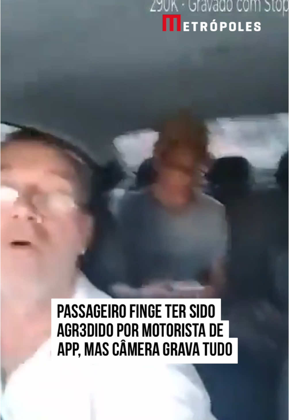 Com uma câmera instalada no interior do #carro, um #motorista por aplicativo registrou, em vídeo, o momento em que um passageiro fingiu ter sido agr3dido por ele. O episódio teria ocorrido nesta quarta-feira (4/12) em Belém, no #Pará. Na ocasião, o trabalhador contou que o passageiro havia pedido uma alteração na rota da viagem. Ao se recusar a fazer isso, ele teria irritado o cliente, que começou a simular um falso ataque por parte do motorista. No banco de trás, o passageiro sacou o próprio celular e passou a relatar que havia sido vítima do motorista. Ele ainda gritou "socorro" diversas vezes enquanto, sem saber, era gravado pela câmera no interior do veículo. #TikTokNotícias