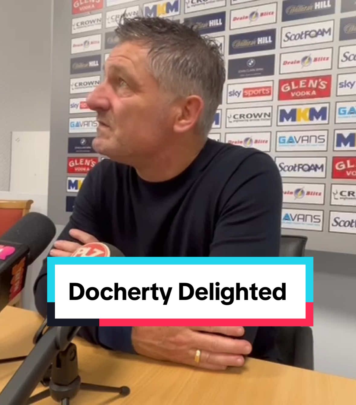 Dundee Manager Tony Docherty talks after his sides 4-1 victory tonight against Motherwell ⬇️ #DundeeFC #MotherwellFC #SPFL #Football #ScottishFootball